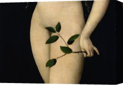 Eve Canvas Paintings - Eve by The Elder Lucas Cranach