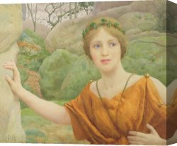 Hylas And The Nymphs Canvas Prints - The Nymph by Thomas Cooper Gotch