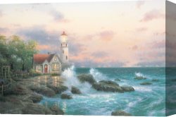 Beacon of Hope Canvas Prints - Beacon of Hope by Thomas Kinkade