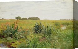 Between Geest And Marsh Canvas Prints - Between Geest and Marsh by Valentin Ruths