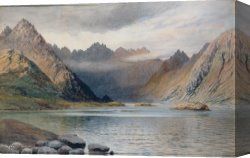 Song of The North Canvas Prints - A Loch north of Hadrian's Wall by Walter Severn