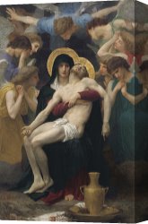 Sadness Canvas Paintings - Pieta by William Adolphe Bouguereau