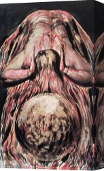 Eve Canvas Paintings - Creation of Eve by William Blake