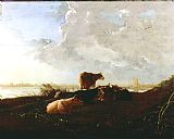 Aelbert Cuyp The Cattle Near a River