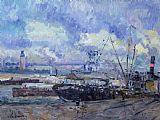 Albert-Charles Lebourg The Port of Rouen