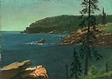 Albert Bierstadt California Coast painting