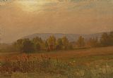 New England Prints - Autumn Landscape New England by Albert Bierstadt