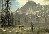 Albert Bierstadt Call of the Wild painting