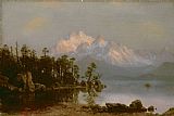 Albert Bierstadt Mountain Canoeing