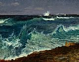 Albert Bierstadt Seascape painting