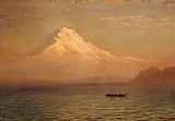 Albert Bierstadt Sunrise on Mount Tacoma painting