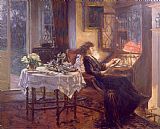 Quiet Prints - The Quiet Hour by Albert Chevallier Tayler