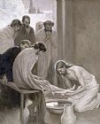 Albert Gustaf Aristides Edelfelt Jesus Washing The Feet Of His Disciples