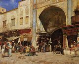 Eastern Point Prints - An Eastern Market by Alberto Pasini