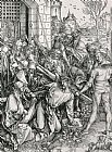 Albrecht Duerer The Bearing Of The Cross From The 'great Passion' Series painting