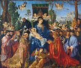 Albrecht Durer Feast Of Rose Garlands painting
