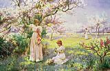Alfred Augustus I Glendenning Spring Picking Flowers