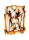 Jazz Unit Prints - Jazz Duo by alfred gockel