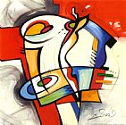 alfred gockel Paint The Town Red I