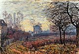 Alfred Sisley Landscape near Louveciennes painting