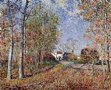 Alfred Sisley A Corner of the Woods at Sablons
