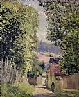 Alfred Sisley A Road in Louveciennes painting