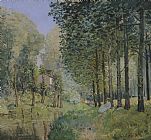 Alfred Sisley Edge of the Wood painting