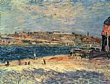 Alfred Sisley River Banks at Saint-Mammes painting