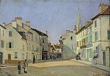 Alfred Sisley Rue de la Chaussee at Argenteuil painting