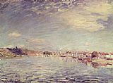 Alfred Sisley Saint Mammes painting