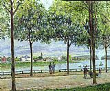 Alfred Sisley The Avenue of Chestnut Trees painting