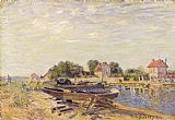 Alfred Sisley The Loing at Saint Mammes 1885 painting