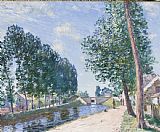 Alfred Sisley The Loing Canal at Moiret