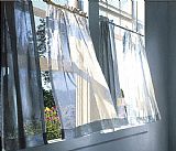 Quiet Prints - Quiet Room with Flowers Detail by Alice Dalton Brown