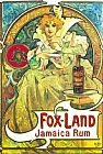 Alphonse Marie Mucha Fox Land Jamaica Rum