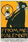 Alphonse Marie Mucha Fromme Calendar Printers