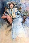 Alphonse Marie Mucha The Artist's Wife 1903
