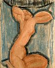 Amedeo Modigliani Caryatid painting