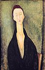 Amedeo Modigliani Madame Hanka Zborowska painting
