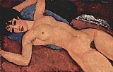 Reclining Nude Prints - Reclining Nude by Amedeo Modigliani