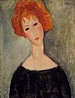 Amedeo Modigliani Red Head