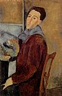 Amedeo Modigliani Self Portrait painting