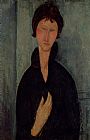 Amedeo Modigliani Woman with Blue Eyes