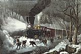 American Railroad Scene Currier and Ives