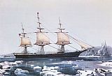 American School Clipper Ship Red Jacket In The Ice Off Cape Horn On Her Passage From Australia To Liverpool