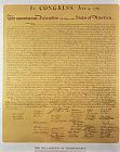 School Prints - Declaration of Independence by American School