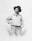 American School Walt Whitman Frontispiece To Leaves Of Grass