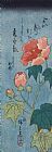 Ando Hiroshige Flowering Poppies Tanzaku