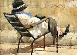 Andre Kohn Jardin Des Tuileries painting