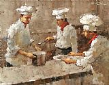 Andre Kohn Teamwork painting